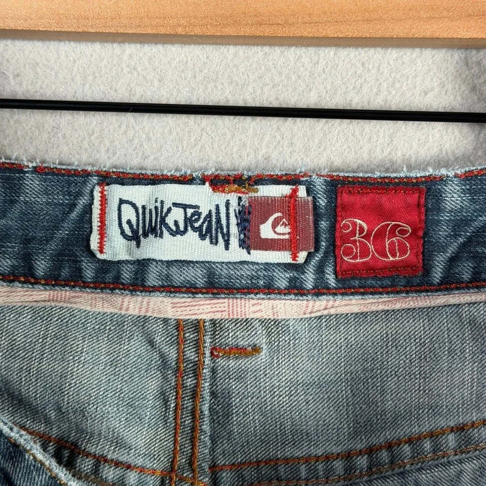 Quiksilver QuikJean Regular Fit Blue Denim Jeans Mens 36x28 FQSD1035S